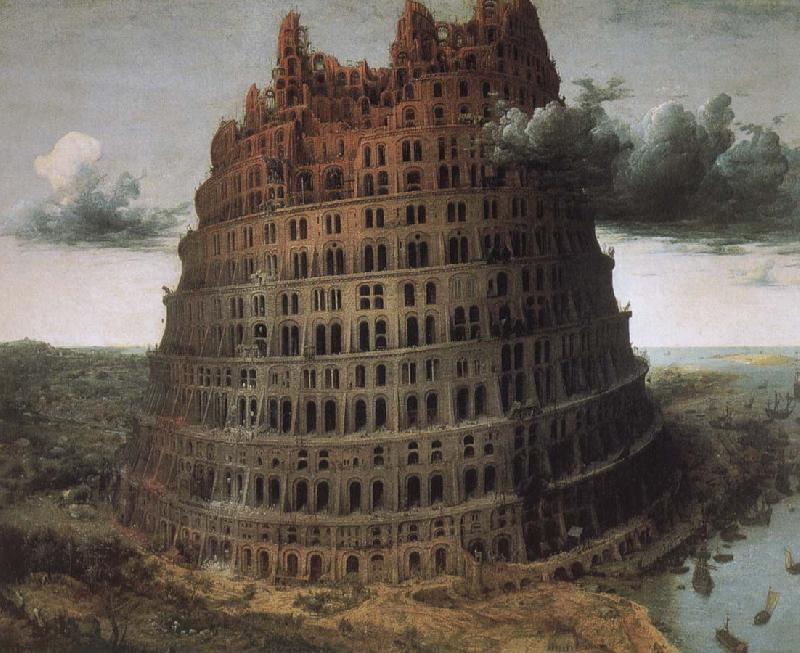Pieter Bruegel City Tower of Babel France oil painting art